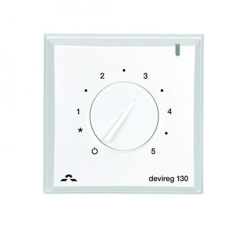 Термостат для теплого пола Danfoss DEVIREG, с датчиком, белый, 140F1010