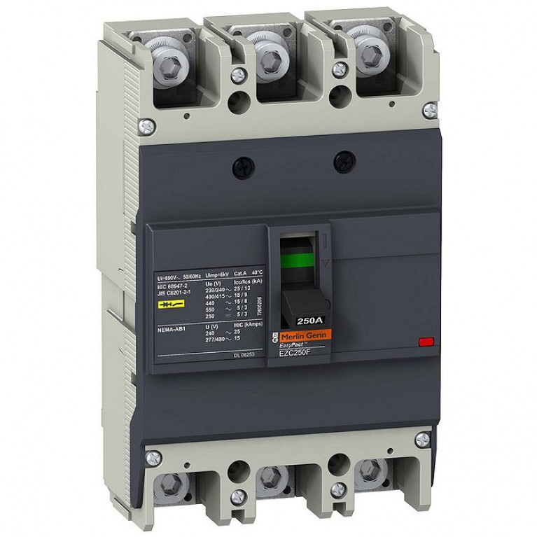 Силовой автомат Schneider Electric Easypact EZC TM-D, 15кА, 3P, 225А, EZC250F3225