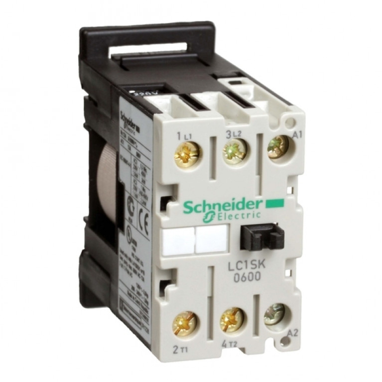 Контактор Schneider Electric TeSys LC1SK 2P 6А 400//42В AC 2.2кВт, LC1SK0600D7