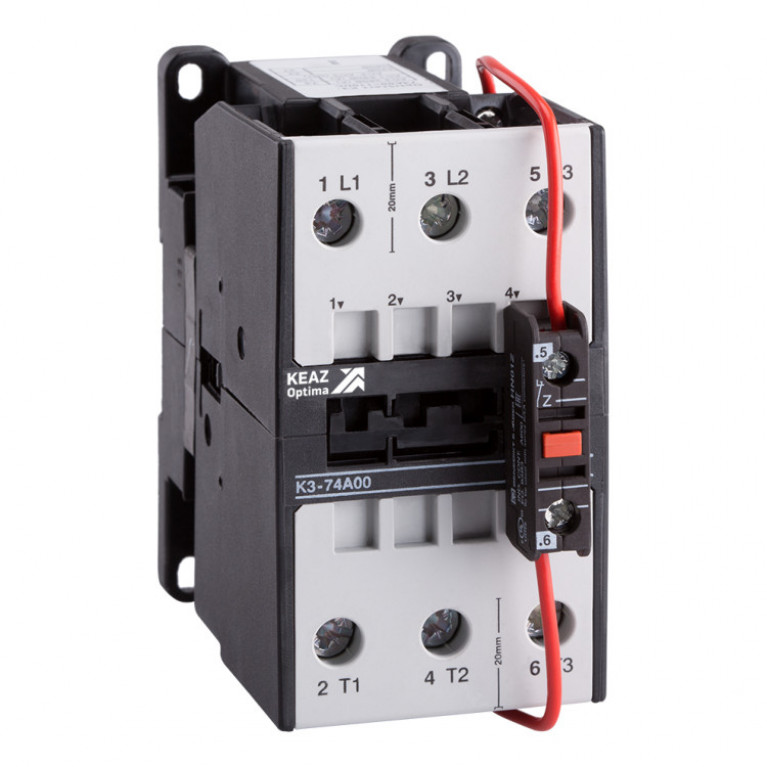 Контактор КЭАЗ OptiStart 3P 74А //110В DC, 117223