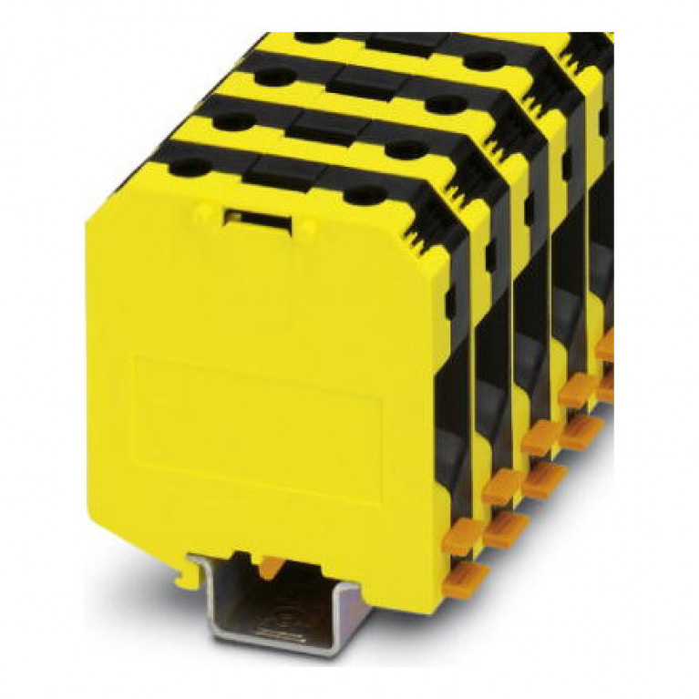 Клемма для высокого тока PHOENIX CONTACT 25.70 мм², черный//желтый, 3247052