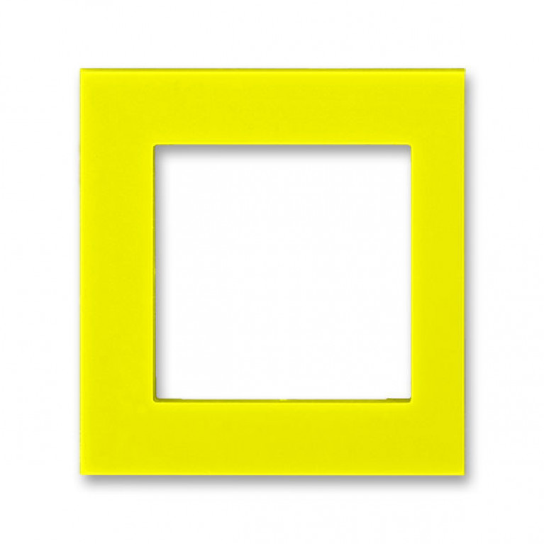 Накладка внешняя на многопостовую рамку ABB LEVIT, жёлтый, 2CHH010250A8064
