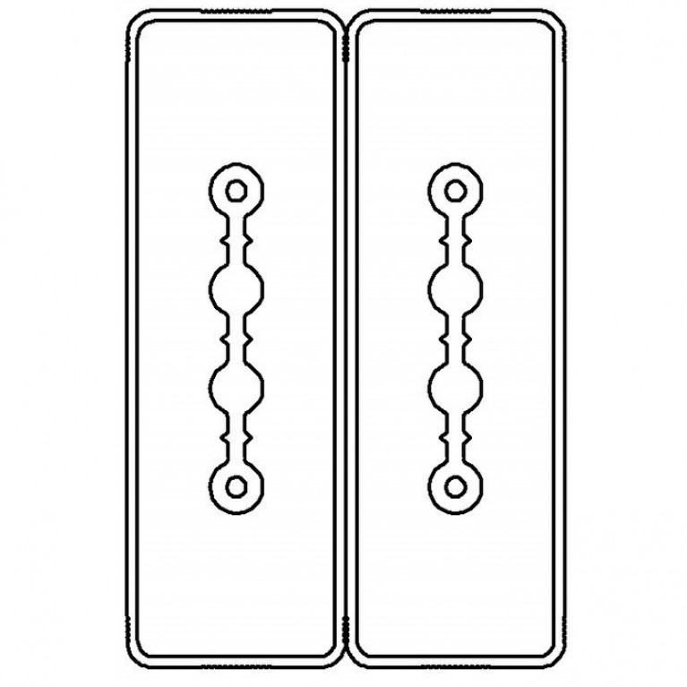 Секция прямая шинопровод 1+1 точек отвода L=1000мм Cu 2P+2P 40A (упак. 1шт)