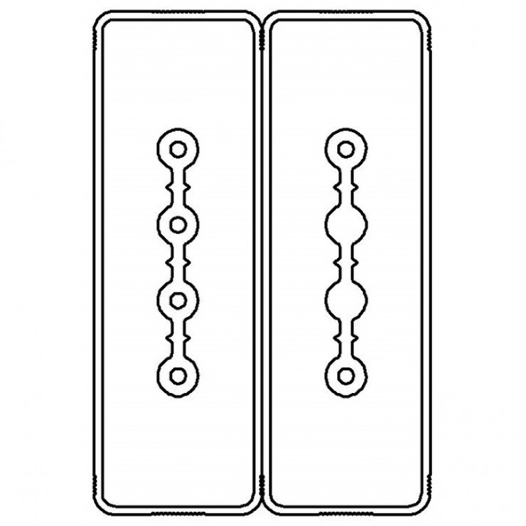 Секция прямая шинопровод 2+2 точек отвода L=3000мм Cu 4P+2P 25A (упак. 1шт)