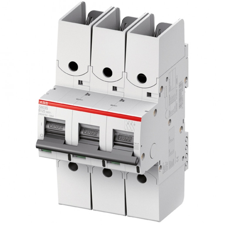 Автоматический выключатель ABB S800S 2P 50А (B) 50кА, 2CCS862002R0505