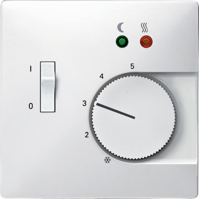 Накладка на термостат Schneider Electric MERTEN SYSTEM DESIGN, полярно-белый, MTN537519