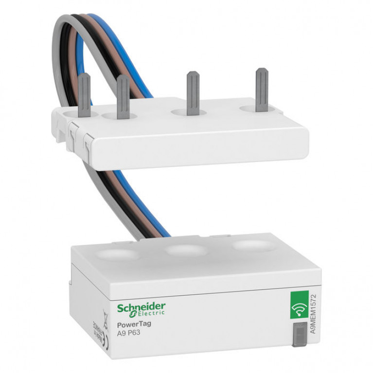 БЕСПРОВОДНЫЙ ДАТЧИК ACTI9 POWERTAG 63А DPN 3P+N // 4P НИЖЕ АППАРАТА =S=