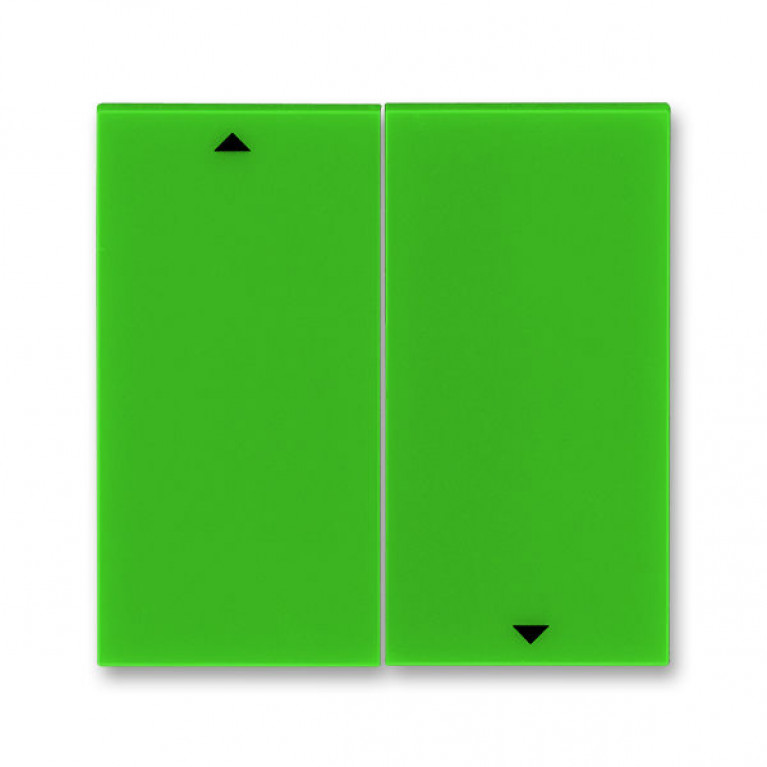 Клавиша для жалюзийного выключателя ABB LEVIT, зеленый, 2CHH594471A8067