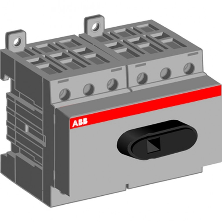 Рубильник ABB OT16 16А 8P, фронтальное исполнение, без рукоятки, 1SCA104836R1001