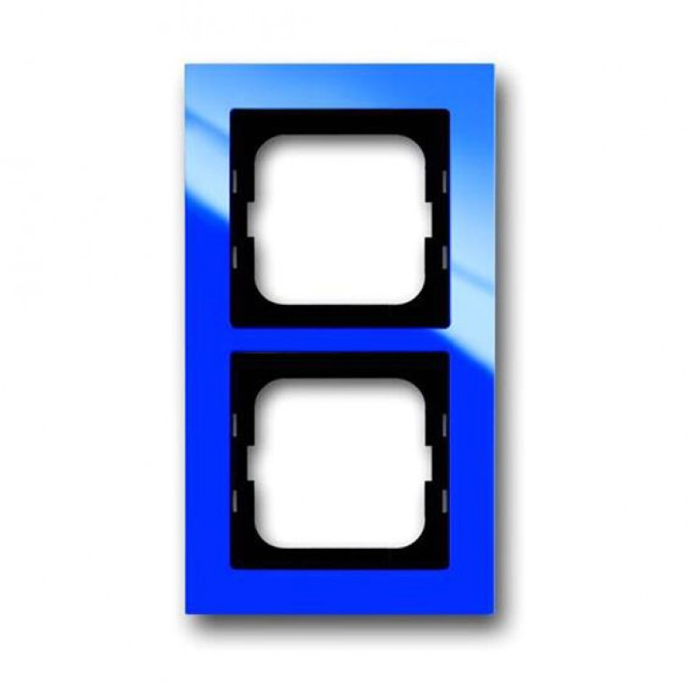 Рамка 2 поста ABB BUSCH-AXCENT, синий, 2CKA001754A4344