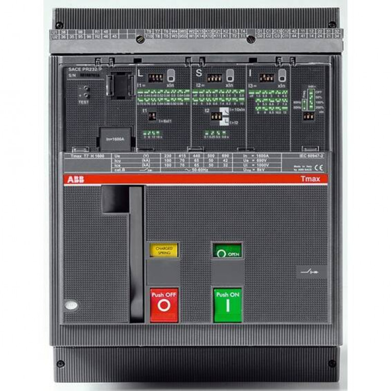 Силовой автомат ABB Tmax T7, 120кА, 3P, 1600А, 1SDA063073R1