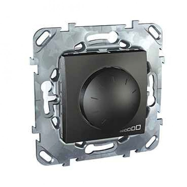 Светорегулятор поворотный Schneider Electric UNICA TOP, 400 Вт, графит, MGU5.511.12ZD