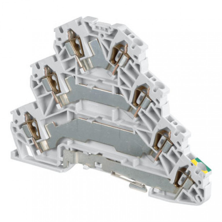 Клемма пружинная ABB SNA 2,5 мм², серый, 1SNA290458R1200