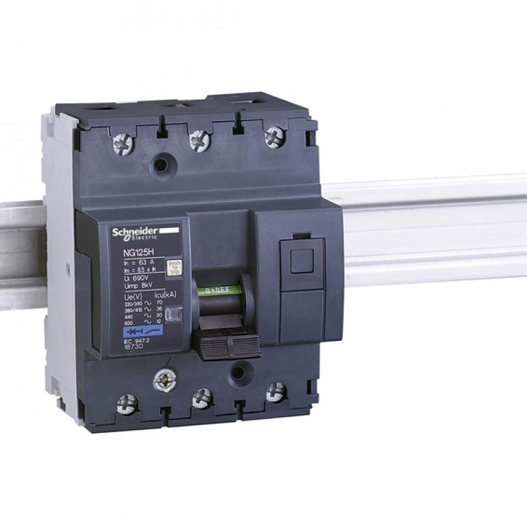 Автоматический выключатель Schneider Electric Acti9 3P 80А (C) 12кА, 18731