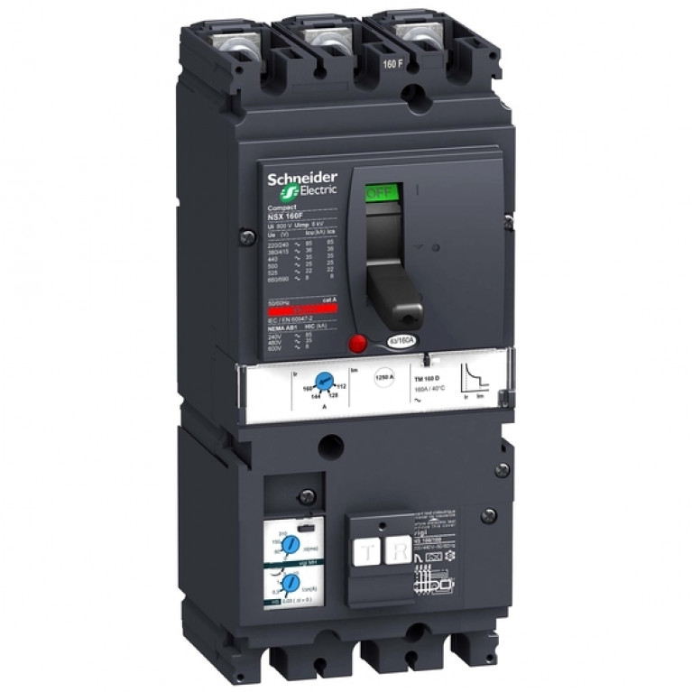 Силовой автомат Schneider Electric Compact NSX TM-D, 36кА, 3P, 160А, LV430933