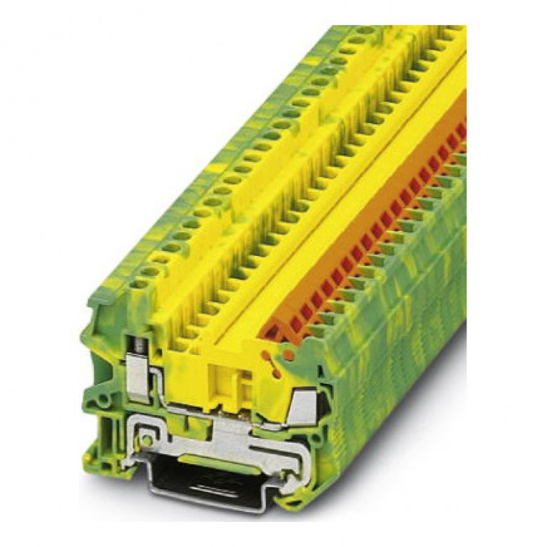 Клемма защитного провода PHOENIX CONTACT 0,25.1,5 мм², желто-зеленый, 3050031