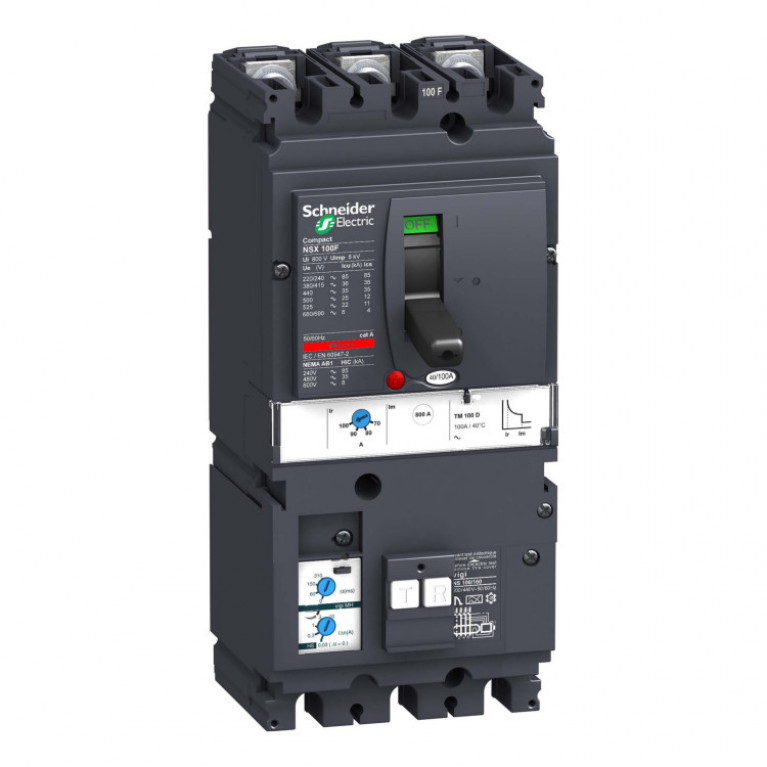 Силовой автомат Schneider Electric Compact NSX, 36кА, 3P, 100А, LV429930