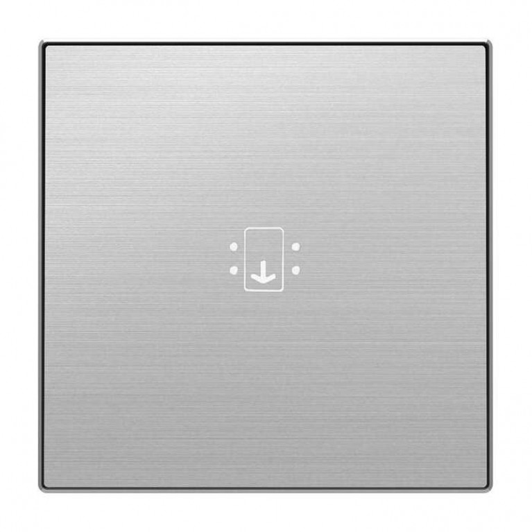 Накладка на карточный выключатель ABB SKY, нержавеющая сталь, 2CLA851400A1401