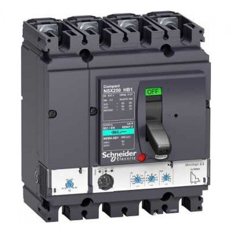 Силовой автомат Schneider Electric Compact NSX, 85кА, 4P, 100А, LV433541