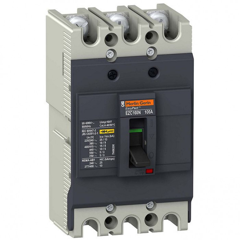 Силовой автомат Schneider Electric Easypact EZC TM-D, 15кА, 3P, 25А, EZC100N3025