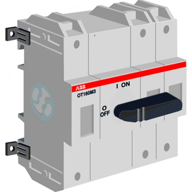 Рубильник ABB OT160M 160А 3P, фронтальное исполнение, 1SCA022317R3260