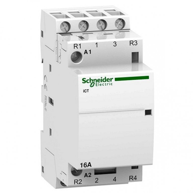 Модульный контактор Schneider Electric iCT 2P 16А 230//240В AC, A9C22818