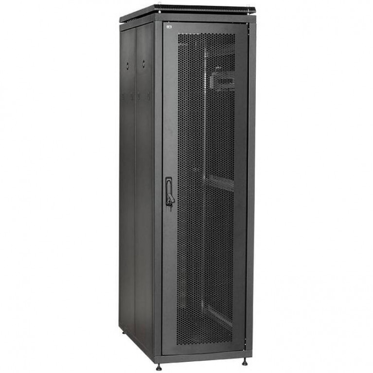 ITK Шкаф сетевой 19 LINEA N 38U 600х1000 мм перфорированная передняя дверь черный