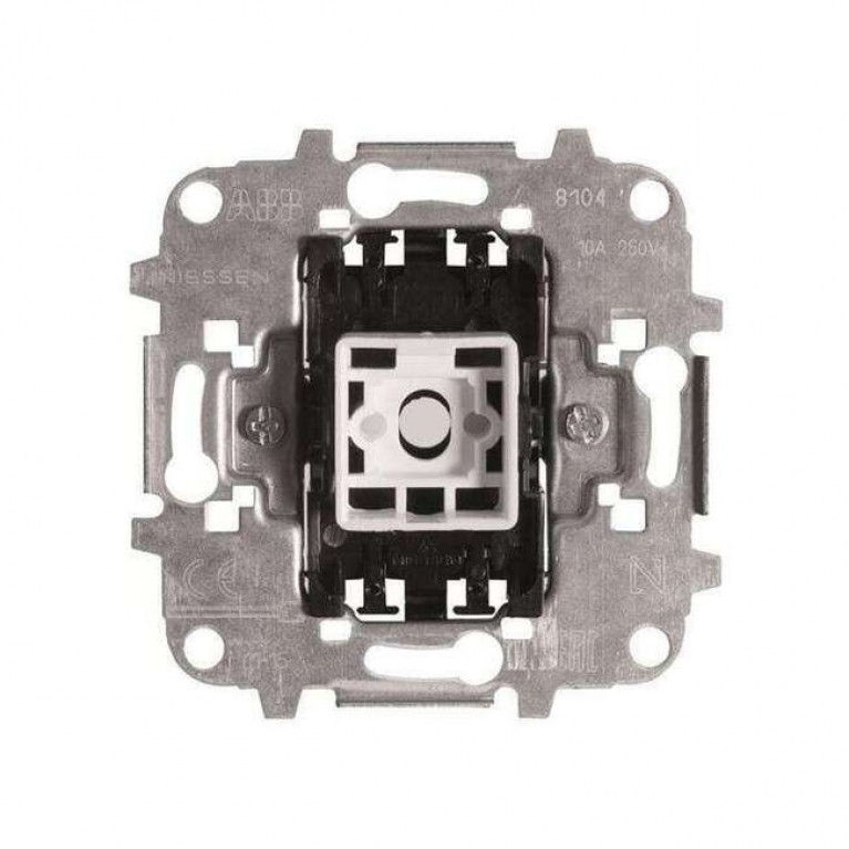 Механизм переключателя 1-клавишного перекрестного ABB коллекции Niessen, скрытый монтаж, 2CLA811000A1001