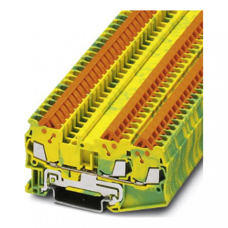 Клемма защитного провода PHOENIX CONTACT 0,25.1,5 мм², желто-зеленый, 3205064