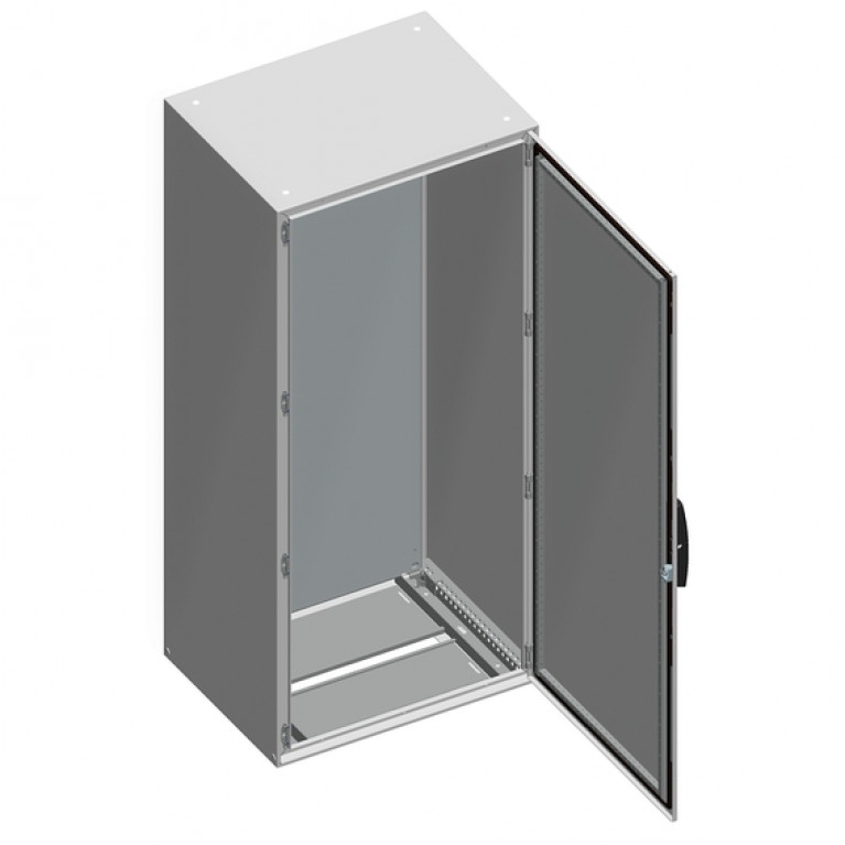 Шкаф напольный Schneider Electric Spacial, 1200x1400x400мм, IP55, сталь, NSYSM1412402DP