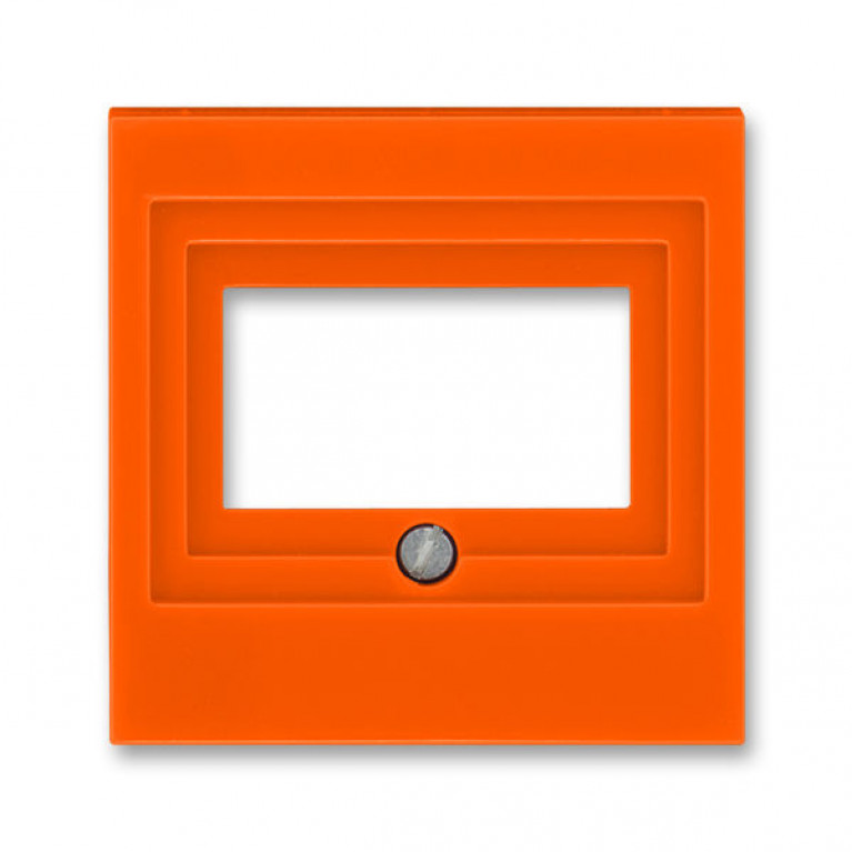 Накладка на мультимедийную розетку ABB LEVIT, оранжевый, 2CHH290040A4066