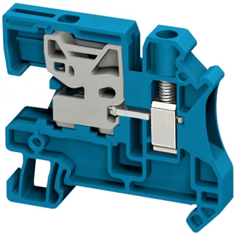 Клемма пружинная проходная Schneider Electric Linergy TR 6мм², синий, NSYTRV62NE