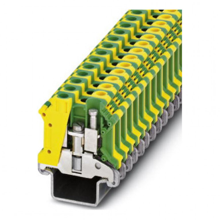 Клемма защитного провода PHOENIX CONTACT 0,5.10 мм², желто-зеленый, 0442082