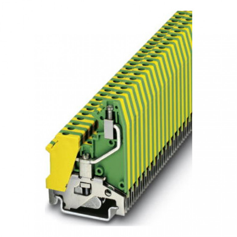 Клемма защитного провода PHOENIX CONTACT 0,2.4 мм², желто-зеленый, 3002584