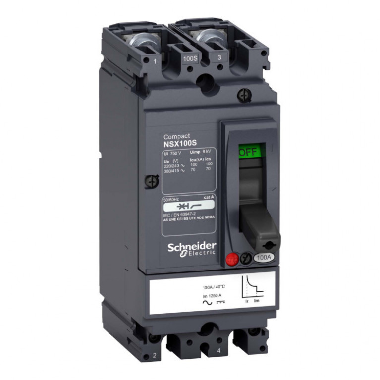 Силовой автомат Schneider Electric Compact NSX, 70кА, 2P, 63А, LV438618