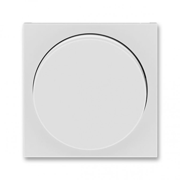 Накладка на светорегулятор поворотный ABB LEVIT, серый // белый, 2CHH940123A4016
