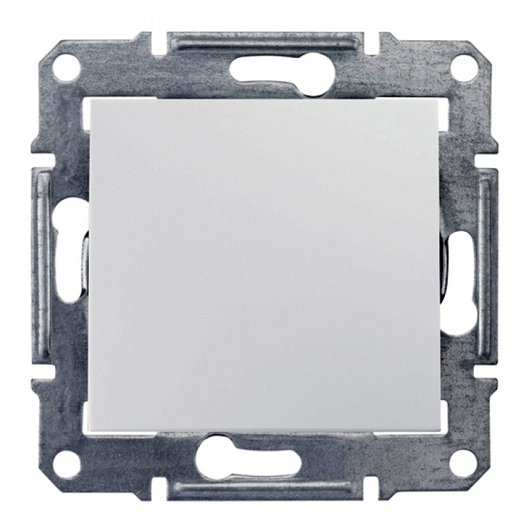 Переключатель 1-клавишный перекрестный Schneider Electric SEDNA, скрытый монтаж, белый, SDN0500121