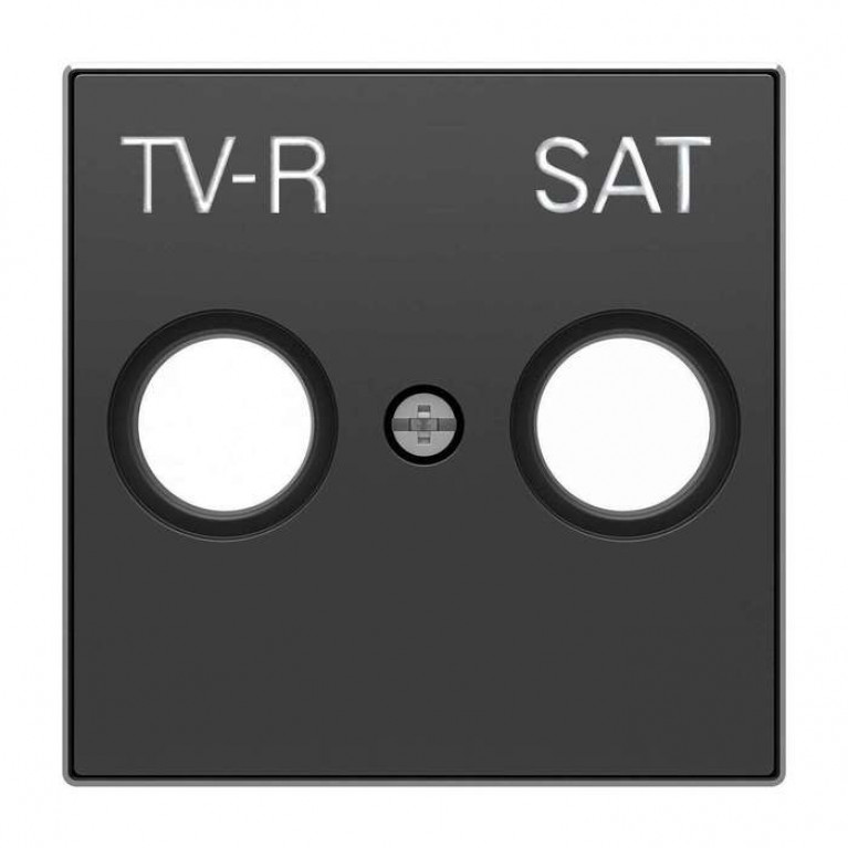 Накладка на розетку телевизионную ABB SKY, черный бархат, 2CLA855010A1501