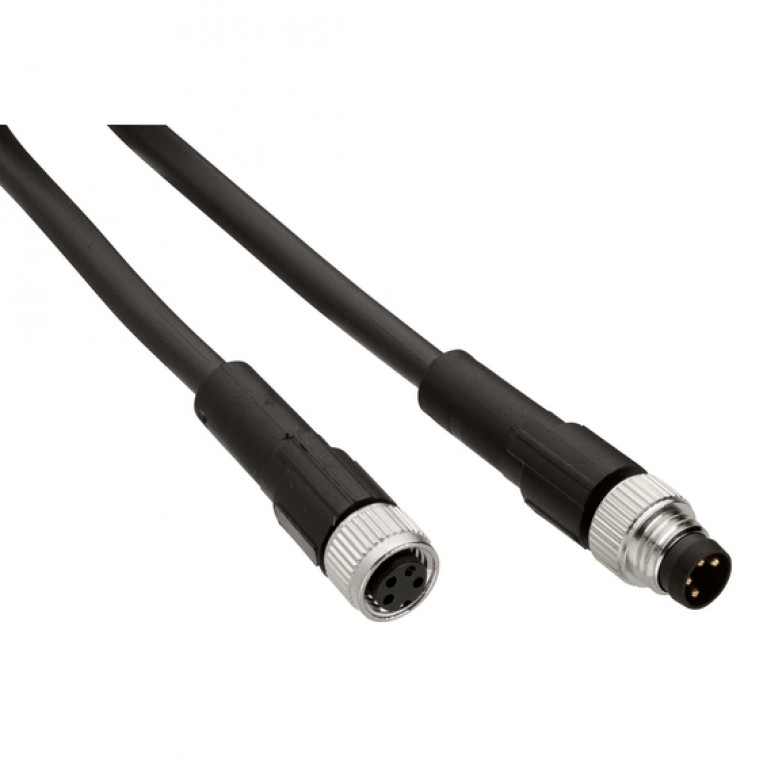 Шина ТМ7, прямой M12-B 4pin, Female-без разъема, 10м