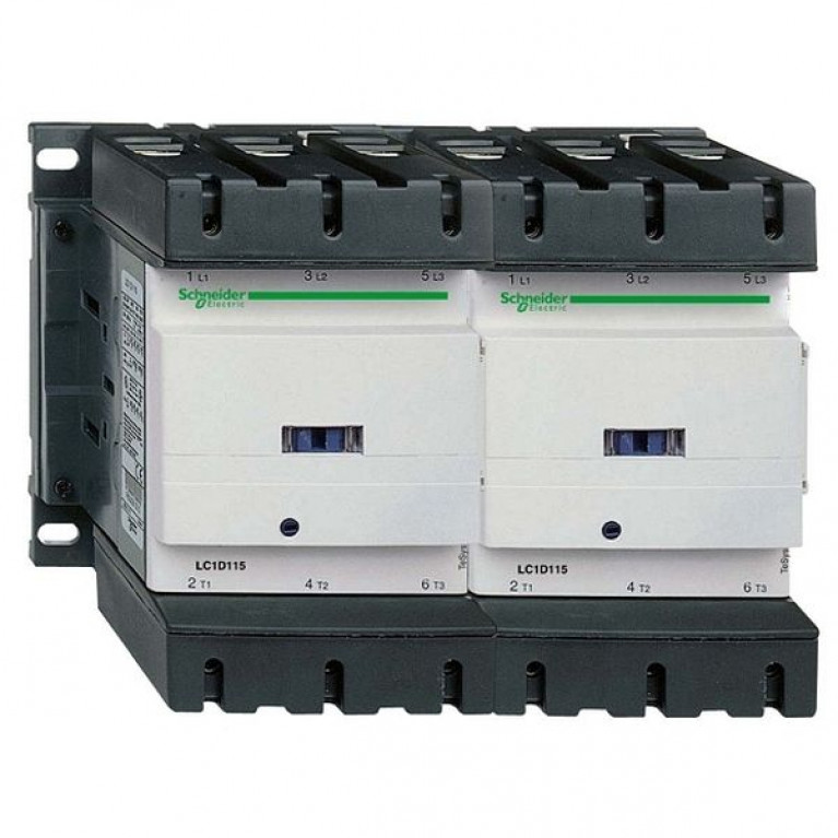 Реверсивный контактор Schneider Electric TeSys LC2D 3P 150А 400//115В AC 75кВт, LC2D150FE7