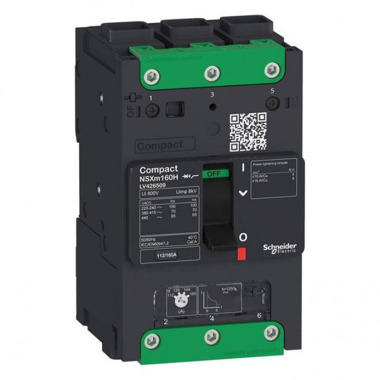 Силовой автомат Schneider Electric Compact NSXm, 36кА, 3P, 100А, LV426307