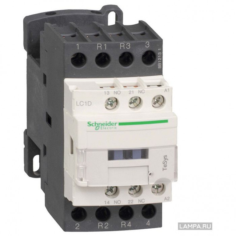 Контактор Schneider Electric TeSys LC1D 4P 25А 400//230В AC 5.5кВт, LC1D1286P7