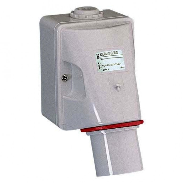 PLUG WALL MOUNT 16A 3P-E