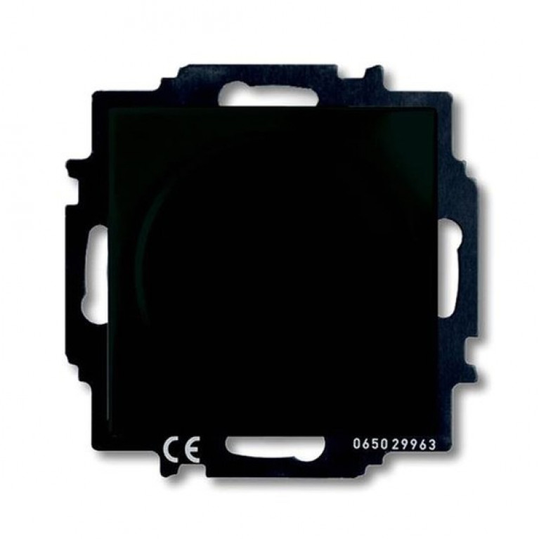 Светорегулятор-переключатель поворотный ABB BASIC55, 400 Вт, château-black, 2CKA006515A0846