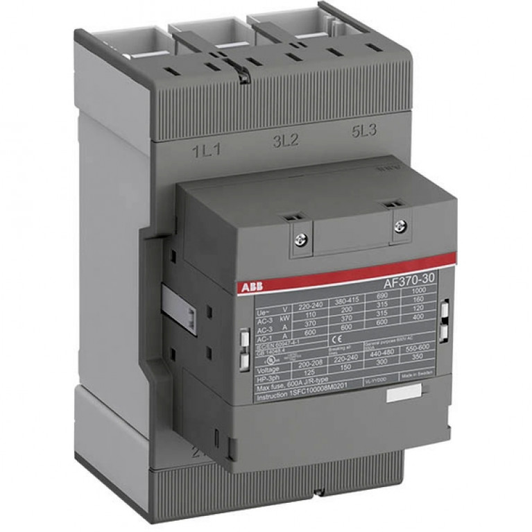 Контактор ABB AF370-30 3P 370А 1000//100-250В AC//DC 200кВт, 1SFL607002R1300