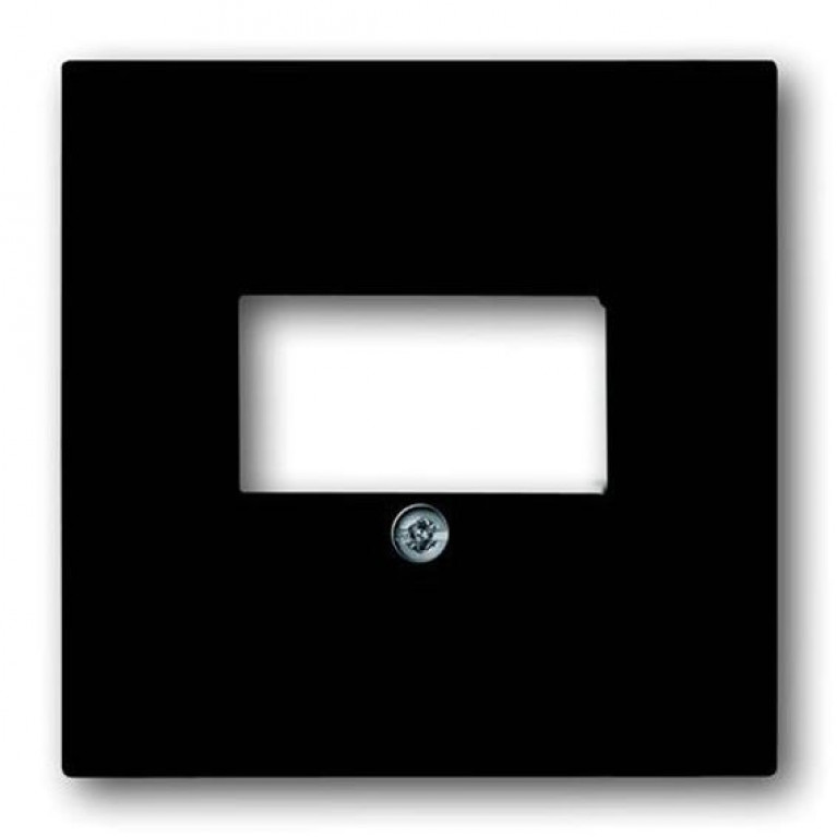 Накладка на мультимедийную розетку ABB FUTURE, черный бархат, 2CKA001710A3903