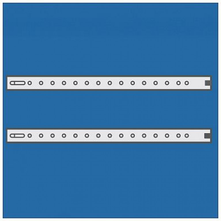 Направляющие, для горизонтальных разделителей, Г=345мм, 1 упаковка - 2шт.