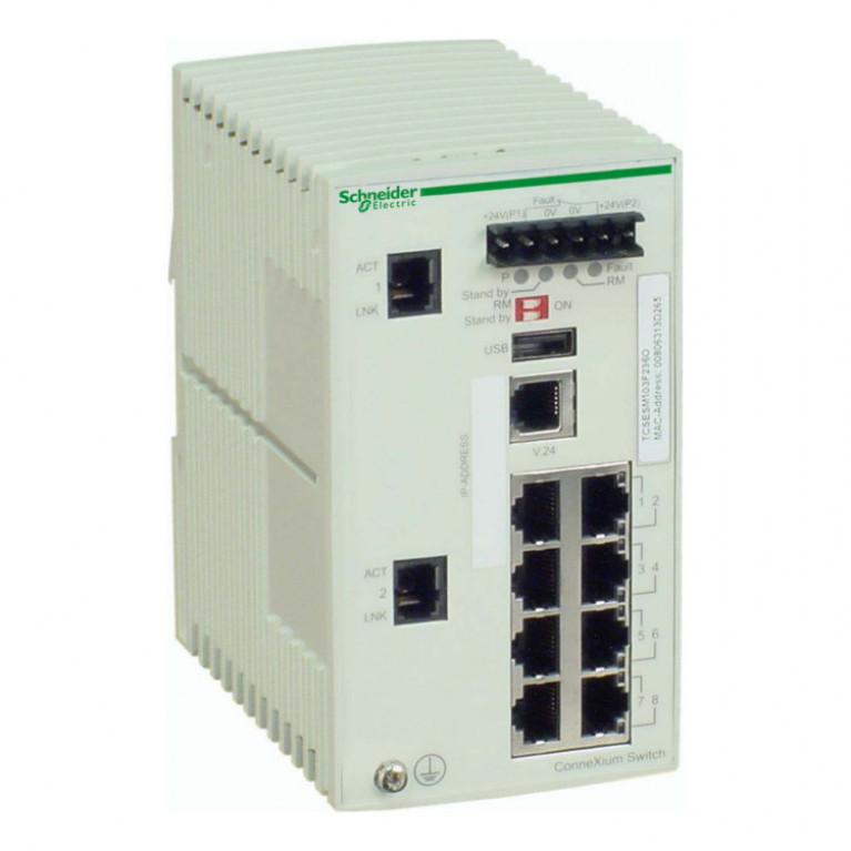 КОММУТАТОР CONNEXIUM (MANAGED) 8TX//2TX-G
