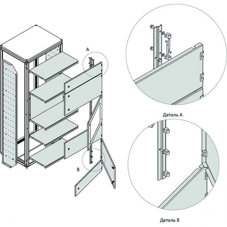 Профиль-ограничитель вертикальный OptiBox M-1600
