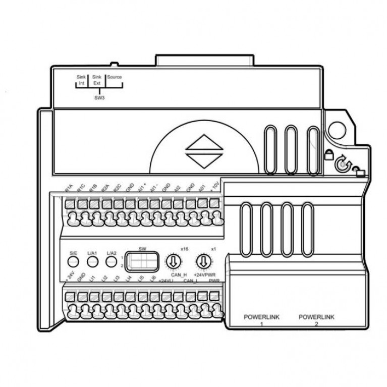 Карта коммуникационная Ethernet POWERLINK